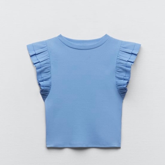 Zara sleeveless top with ruffles - Picture 2 of 3
